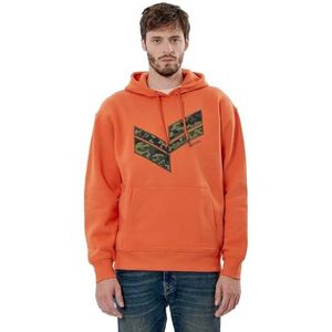 Kaporal Rayan Sweatshirt met capuchon voor heren (1 stuk), Oranje Briora