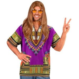 Widmann - Dashiki kostuum jaren 60, hippie, Flower Power, Peace, Reggae, Schlagermove