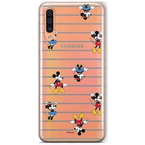 Origineel & gelicentieerd product Disney Minnie i Mickey case voor Samsung A50/A50s/A30s, perfect aangepast aan de vorm van de smartphone, siliconen hoes, gedeeltelijk transparant