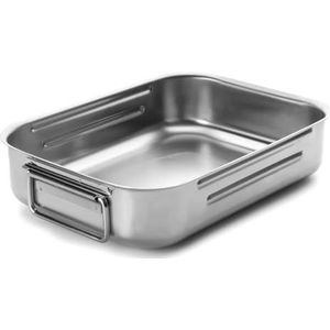 Lacor 62540A braadpan met handgrepen A E 18/10, 40 x 28 cm