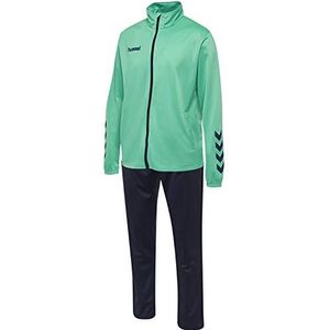 hummel 205876 Promoset Poly Track Suit, Flash-Groen / Marineblauw, XL EU