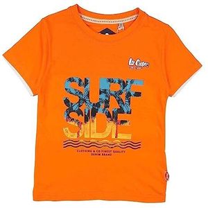 Lee Cooper Glc1104 Tmc S2 T-shirt voor jongens, Oranje