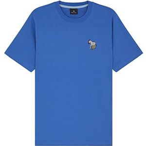 PS by Paul Smith B&w Zebra T-shirt slim fit pour homme, Bleu pétrole, XXL