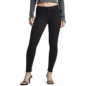 G-STAR RAW Femme Jeans Arc 3D Mid taille Skinny, Noir (Pitch Black B964-a810)., 23W / 28L