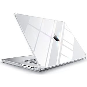 SUPCASE Unicorn Beetle Series hoes voor MacBook Pro 16 inch (versie 2021) A2485 M1 Pro/M1 Max voor MacBook Pro 16 inch met Touch ID (transparant)