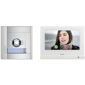 BTICINO, Flex One 905227 video-intercomsysteem, 1 x familiehuisset, 2-draads 7 inch touchscreen en wifi, SFERA 135°/96° outdoor bureau, 5 megapixel geoptimaliseerde kleurcamera, IP54, IK10