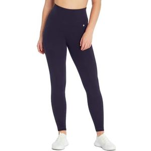 Bally Midhigh waist dameslegging met buikcontrole en enkelgebied, Nachtblauw.