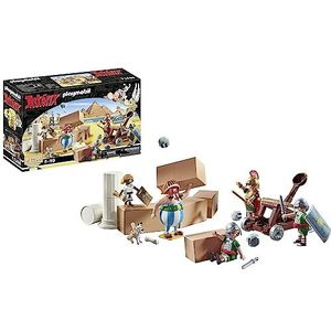 Playmobil 71268 Asterix - Numerix en de slag bij het paleis - met vijf figuren en accessoires - De avonturen van Obelix - Geschiedenis en verbeeldingskracht - vanaf 5 jaar