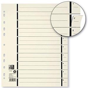ELBA - 06457 - papier met tabbladen van karton, 230 g/m² A4 - 240 x 300 mm (chamois) - 100 stuks