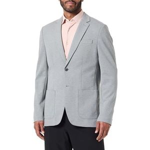 SELETED Heren Slhslim-Delon BLZ Flex Noos Jersey Blazer voor heren, lichtgrijs gemêleerd, 50, Lichtgrijs chinees