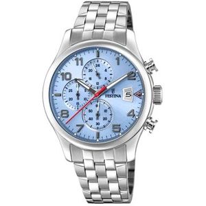 Festina Klok F20374/5, blauw, armband, Blauw, Armband