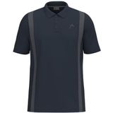 HEAD Head Club 25 Tech poloshirt voor heren, 1 stuk, Navy Blauw, L