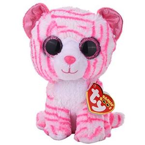 Ty Beanie Boos - TY-Beanie Boo's Knuffel Asia Tiger, 15 cm, roze/wit, TY36180