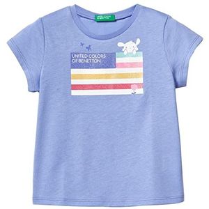 United Colors of Benetton T-shirt 3i1xg107d T-shirt voor meisjes (1 stuk), Pervinca 1W2