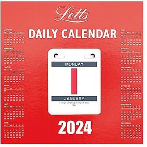 Letts Afneembare dagelijkse kalender 2024