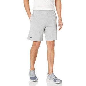 Russell Athletic Katoenen herenshorts met klassieke katoenen zakken, Premium Oxford