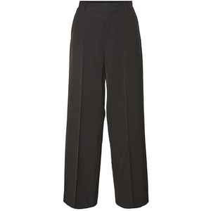 Vero Moda Vmthea Mr Wide Pleat Pant Noos damesbroek, zwart, 36 W / 30 l, zwart.