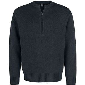 Brandit Swiss Army trui voor de winter, outdoor, zwart.