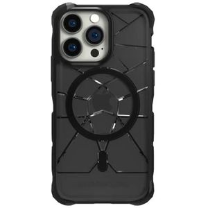Element Case Special Ops MagSafe EMT-322-263FR-01 voor iPhone 14 Pro 6,1 inch (6,1 cm), MagSafe-compatibel, robuust, licht en valbestendig, rookkleurig / zwart