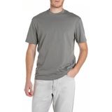 Replay T-shirt décontracté en coton pour homme, 705 Grey Military, L