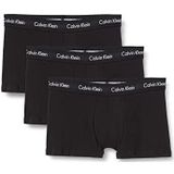 Calvin Klein Herenkatoen Stretch Boxer 3-Paar Pack (Set van 3), Zwart (zwart W. zwart Wb Xwb)