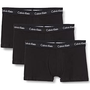 Calvin Klein Herenkatoen Stretch Boxer 3-Paar Pack (Set van 3), Zwart (zwart W. zwart Wb Xwb)