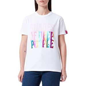 Replay T-shirt voor dames, optisch wit 001, S, optisch wit 001