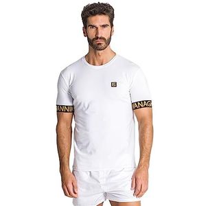 Gianni Kavanagh White Limits tee T-Shirt pour Homme, blanc, S