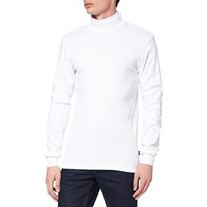 Trigema 685010 T-shirt met lange mouwen voor heren, wit (wit).
