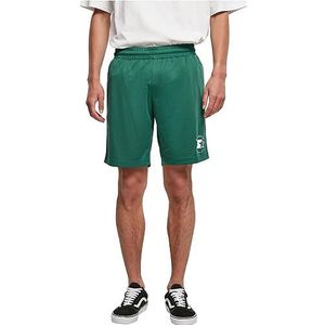 STARTER BLACK LABEL Short en maille pour homme, Vert foncé, M