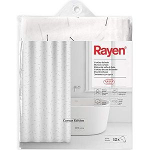 Rayen | Badgordijn | Premium kwaliteit | Waterdicht | 100% Katoen | Canvas Edition | Sneldrogend | 180 x 200 cm