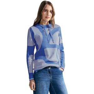 Cecil Pull en tricot jacquard pour femme, Bleu eau, XS