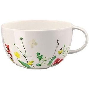 Rosenthal Brillance Wilde Bloemen Theekop of Cappuccino, porselein, meerkleurig, 15 x 15 x 5 cm