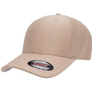 Flexfit Cool & Dry Calocks Uniseks Baseball Cap, Khaki (stad)