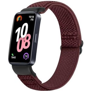 Yunshare Bracelet élastique compatible avec Huawei Band 10/Huawei Band 9/Huawei Band 8, bracelet de rechange en nylon, réglable, respirant et confortable, pour homme et femme, Nylon, No Gemstone