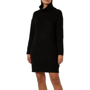 Blue Seven Robe en tricot pour femme, Noir, 66