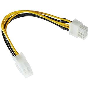 Delock Stroomvoorzieningskabel [1x PCIe mannelijk 8-polig - 1x PCIe-bus 6-polig] 20,00 cm geel, zwart