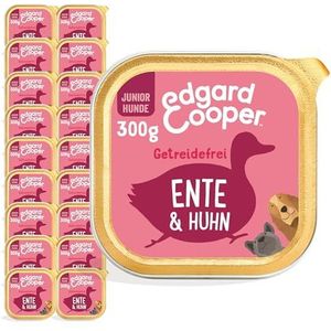 Edgard & Cooper Natuurlijk natvoer voor honden - graanvrij, eiwitrijk en gezond (puppy - eend en kip, 300 g (18 stuks)