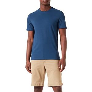 s.Oliver Homme Brad Slim Fit T-Shirt Manches Courtes Bleu S, bleu, S