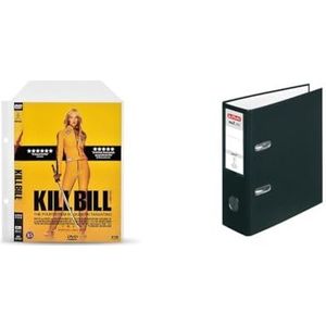 3L DVD-hoes, geperforeerd, transparant, met klep voor het opbergen van schijven en hoezen, 100 stuks, 10282, 162 x 188 mm & Herlitz 10842300 map maX.file protect A5, portretoriëntatie, FSC-karton