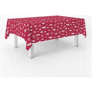 ECOMMERC3 Tafelkleed, tafelzeil, rechthoekig, afmetingen 260 x 140 cm, stijl, duurzaam en onderhoudsvriendelijk voor je tafel, tafelzeil, vlekbestendig en waterdicht