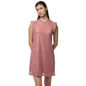 PIECES Robe en dentelle Pcolline Sl Noos pour femme, Canyon rose., XS