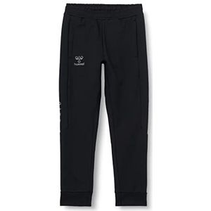 hummel Pantalon en Coton Hmloffgrid pour Enfant décontracté Homme, Noir de Jais/Fer Forgé, 164