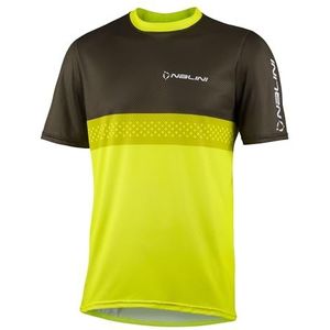 Nalini T-shirt VTT pour homme, Jaune/marron, XL