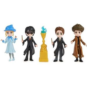 WIZARDING WORLD Harry Potter Multipack met 4 figuren Toernooi van de 3 tovenaars, Magic Minis, 4 beweegbare poppen, 8 cm, met accessoires om te verzamelen, speelgoed voor kinderen van 5 jaar