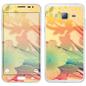 Royal Sticker RS.127038 Stickers voor Samsung Galaxy J3 2016 Bloemencompositie