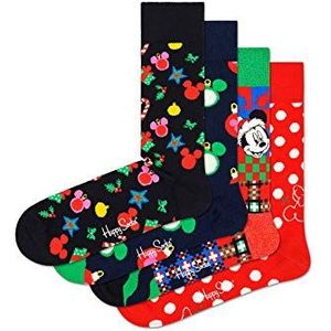 Happy Socks Uniseks sokken (verpakking van 4 stuks), disney giftbox