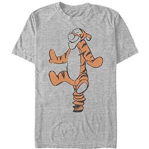 Disney Winnie de Poeh - Biologisch T-shirt met korte mouwen met korte mouwen met tijger, grijs.