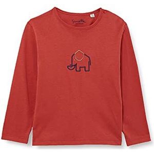 Sanetta Baby Jongens T-shirt met lange mouwen Red Spice, 62, Red Spice