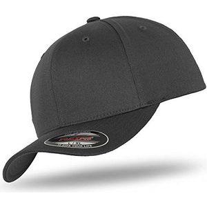 Originele Flex Fit Baseball-cap Wooly Bundle met UD doodshoofd Bandana in vele kleuren, donkergrijs/donkergrijs, S-M